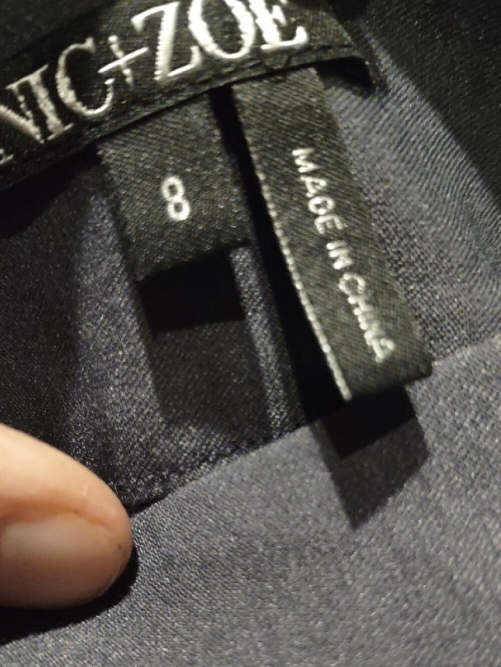 Nic And Zoe Wonder Stretch Dark Indigo Slim Ponte Pants Dress Career Stretch 8 - Picture 4 of 8